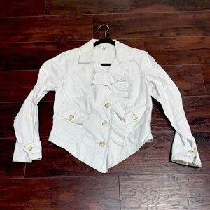 100% Linen Cabi Blazer, sz Small.